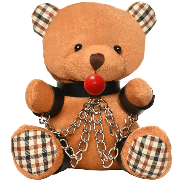 Master Series Novelties & Parties Master Series Gagged Bondage Teddy Bear Plush