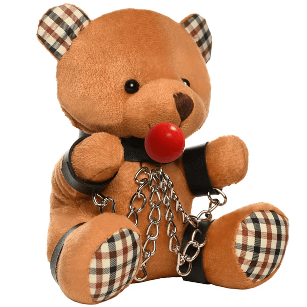 Master Series Novelties & Parties Master Series Gagged Bondage Teddy Bear Plush