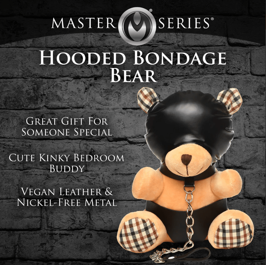 Master Series Novelties & Parties Master Series Hooded Bondage Teddy Bear