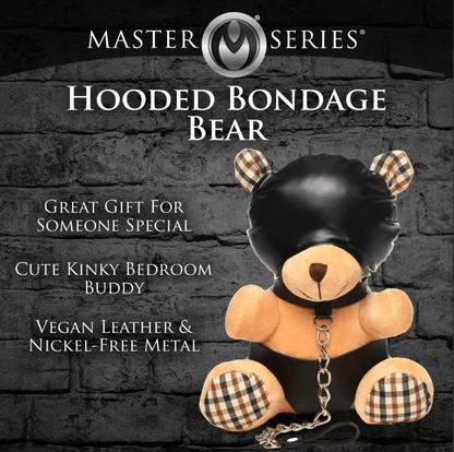 Master Series Novelties & Parties Master Series Hooded Bondage Teddy Bear