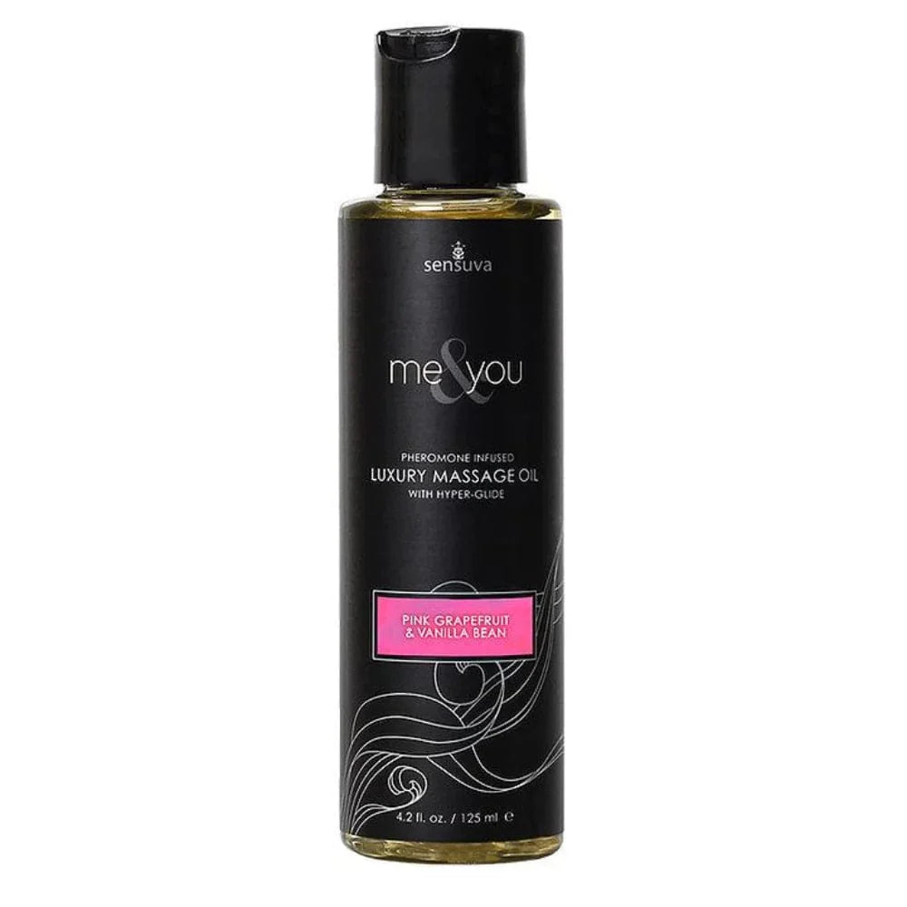 Sensuva Massage Oil Pink Grapefruit & Vanilla Bean Sensuva Me & You Pheromone Infused Massage Oil