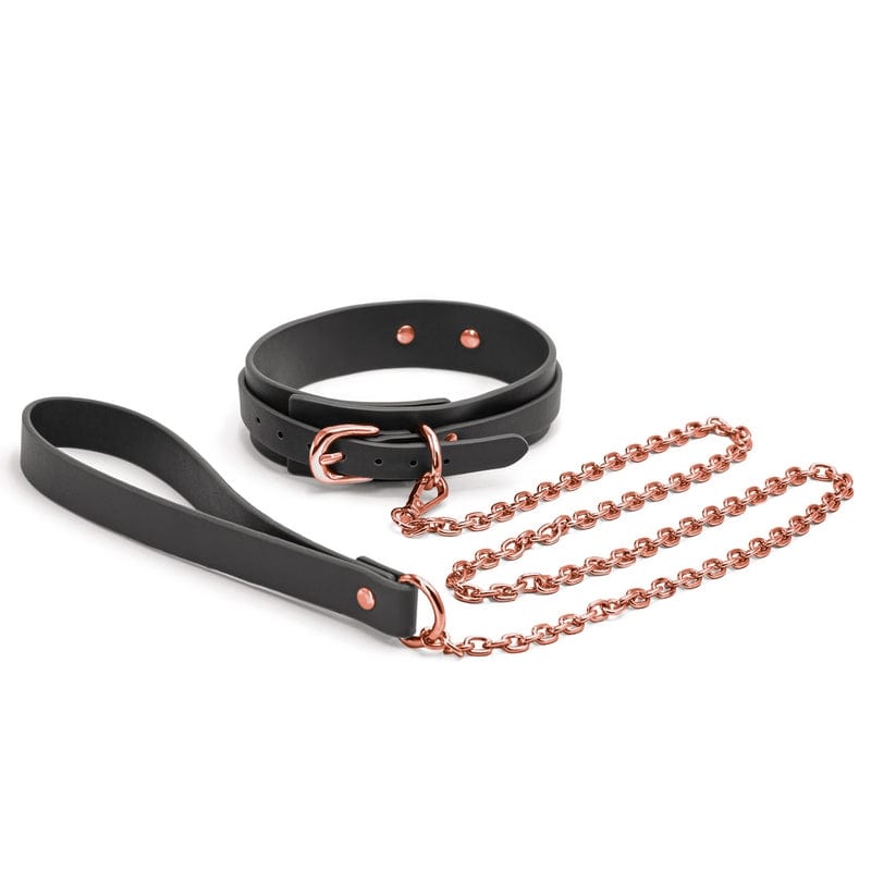 NS Novelties BDSM NS Novelties Bondage Couture Black Collar & Leash