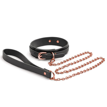 NS Novelties BDSM NS Novelties Bondage Couture Black Collar & Leash