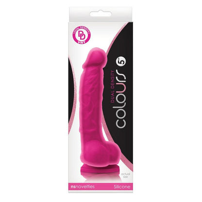 NS Novelties Dildos NS Novelties Colours Dual Density 5” Dildo Pink