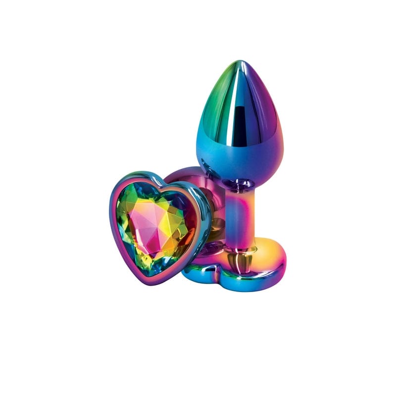 NS Novelties Butt Plugs NS Novelties Rear Assets Multicolor Heart Small Plug
