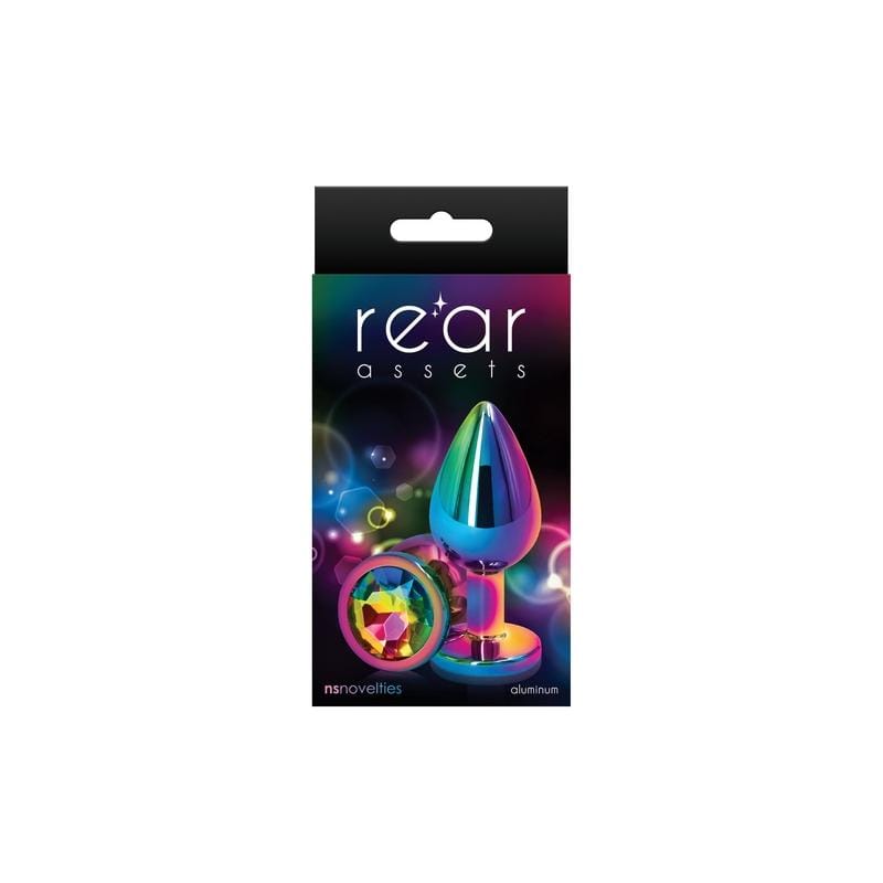 NS Novelties Butt Plugs NS Novelties Rear Assets Multicolor Medium Plug