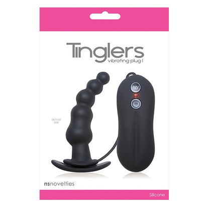 NS Novelties Anal Toys NS Novelties Tinglers Vibrating Plug 1 Black