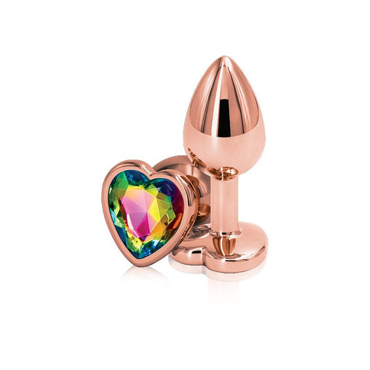 NS Novelties Rear Assets Rose Gold Heart Small-Rainbo