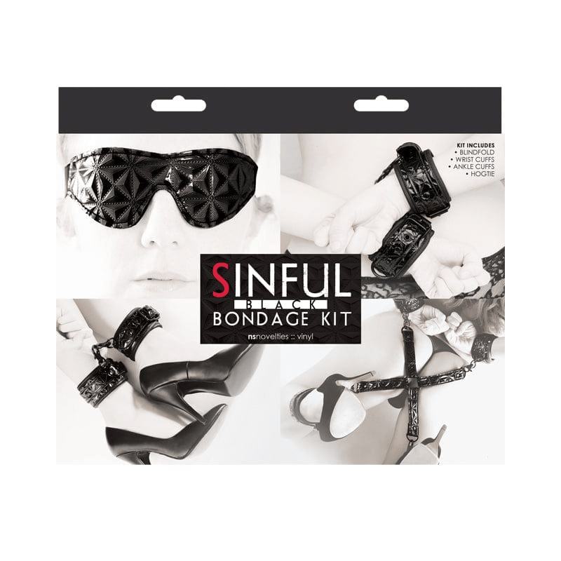 NS Novelties Bondage Black NS Novelties Sinful Bondage Kit