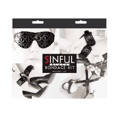 NS Novelties Bondage Black NS Novelties Sinful Bondage Kit