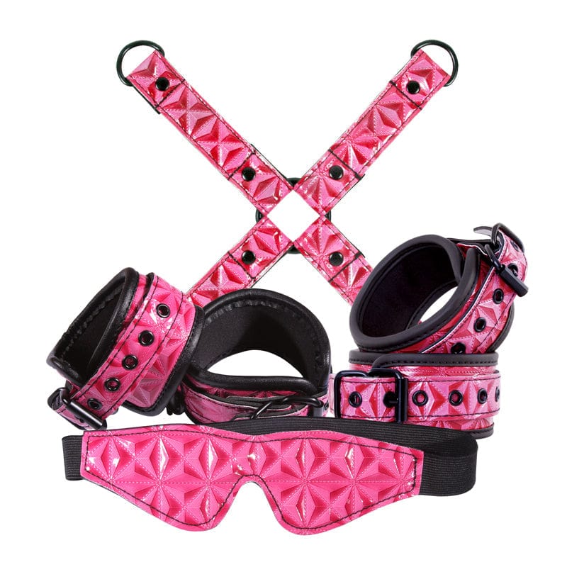 NS Novelties Sinful Bondage Kit - Vinyl Pink