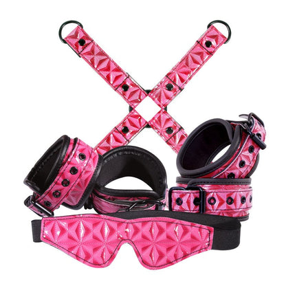 NS Novelties Sinful Bondage Kit - Vinyl Pink