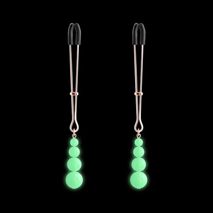 NS Novelties Nipple Clamps NS Novelties G2 Bound Nipple Clamps Rose Gold