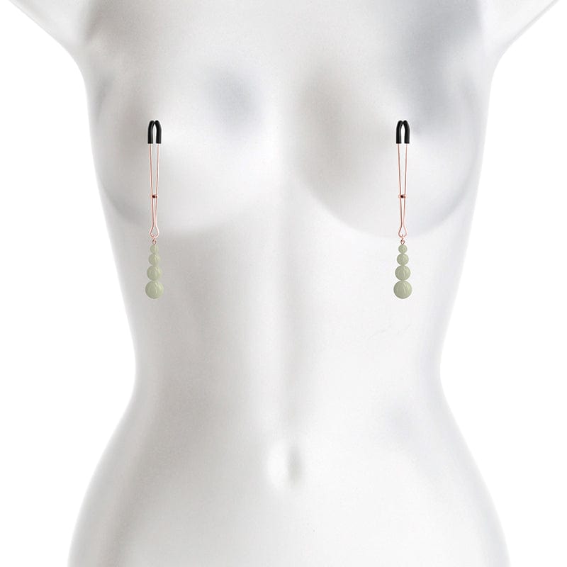 NS Novelties Nipple Clamps NS Novelties G2 Bound Nipple Clamps Rose Gold