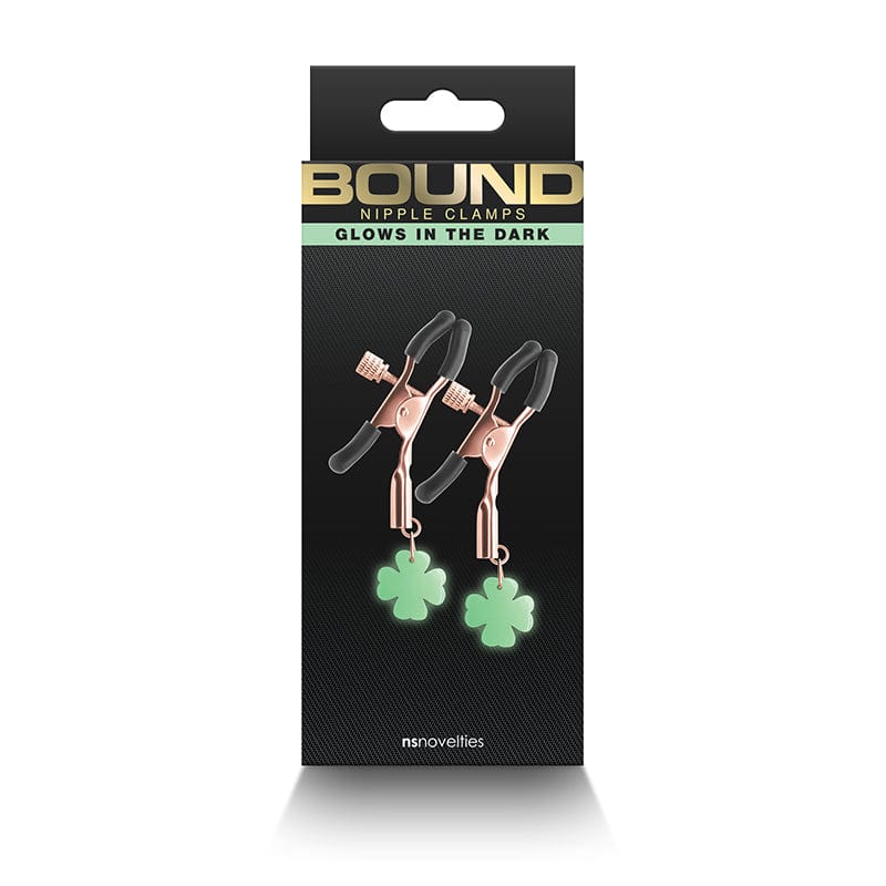 NS Novelties Nipple Clamps NS Novelties G4 Bound Nipple Clamps Rose Gold