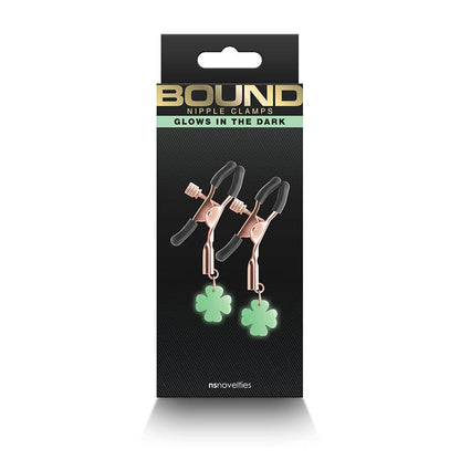NS Novelties Nipple Clamps NS Novelties G4 Bound Nipple Clamps Rose Gold