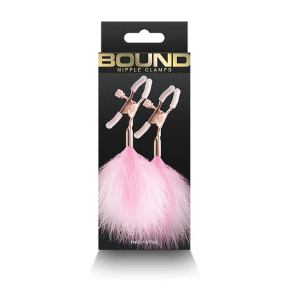 NS Novelties Nipple Clamps Pink NS Novelties F1 Bound Nipple Clamps
