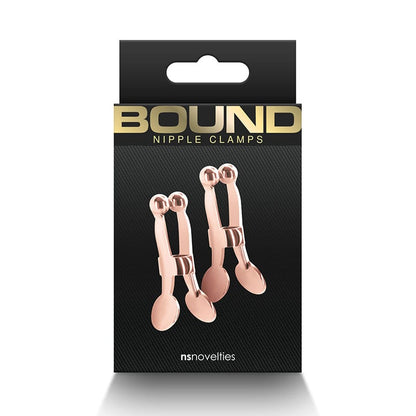 NS Novelties Nipple Clamps Rose Gold NS Novelties C1 Bound Nipple Clamps