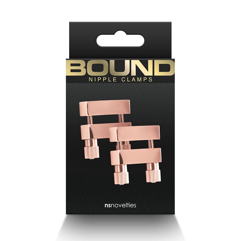 NS Novelties Nipple Clamps Rose Gold NS Novelties V1 Bound Nipple Clamps