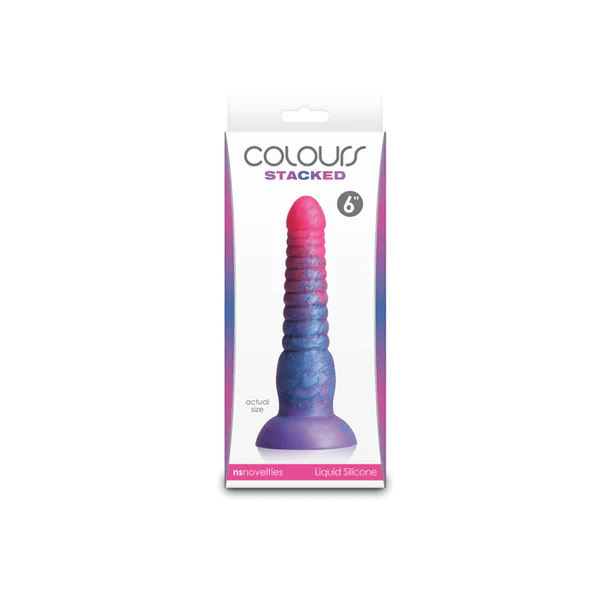 NS Novelties Dildo NS Novelties Colours Stacked 6" Dildo