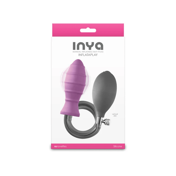 NS Novelties Butt Plugs NS Novelties Inya InflataPlay Manual Inflatable Butt Plug