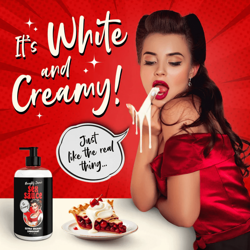 Naughty Jane's Water Based Lube Naughty Jane's Sex Sauce Extra Creamy Lubricant