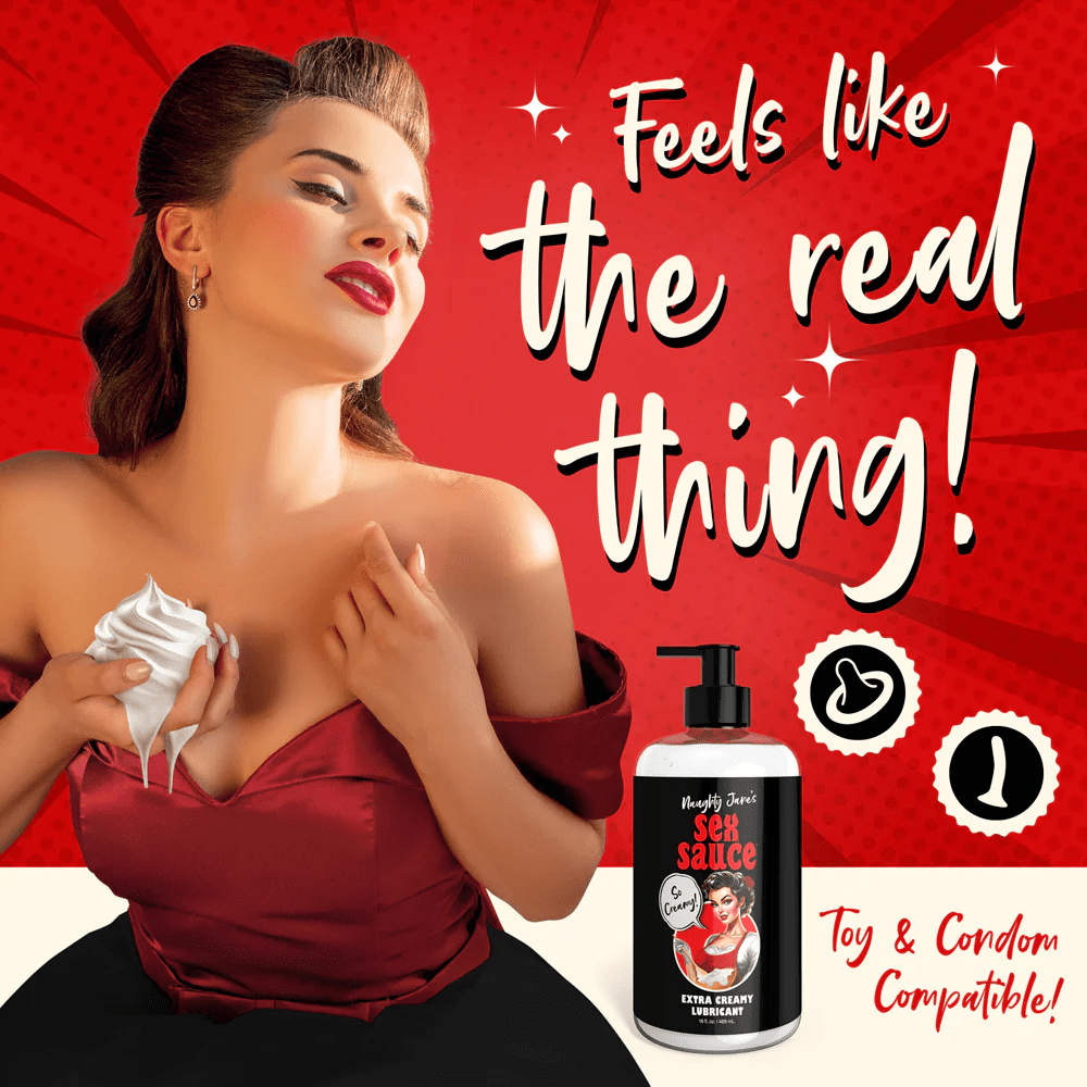 Naughty Jane's Water Based Lube Naughty Jane's Sex Sauce Extra Creamy Lubricant