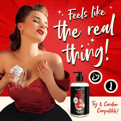 Naughty Jane's Water Based Lube Naughty Jane's Sex Sauce Extra Creamy Lubricant