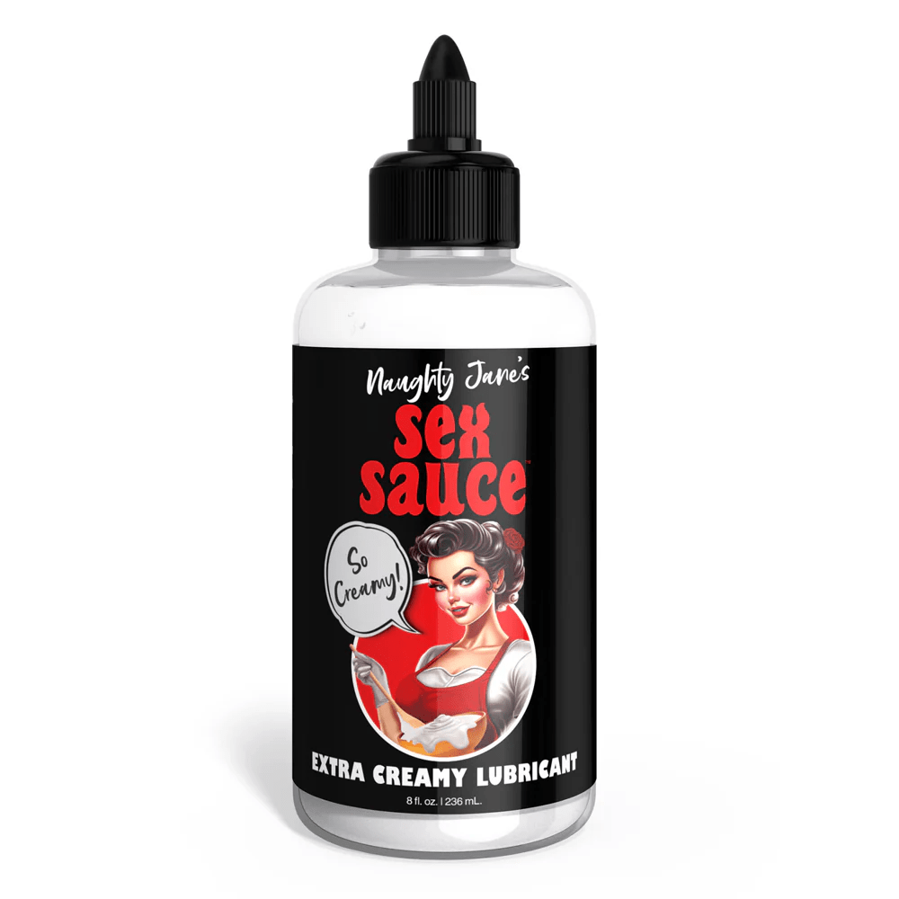 Naughty Jane's Water Based Lube 8 oz Naughty Jane's Sex Sauce Extra Creamy Lubricant