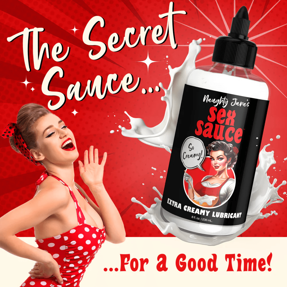 Naughty Jane's Water Based Lube Naughty Jane's Sex Sauce Extra Creamy Lubricant