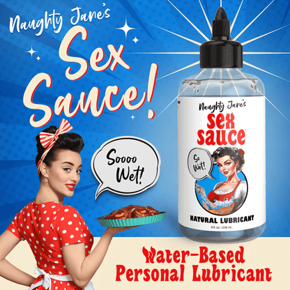 Naughty Jane's Water Based Lube Naughty Jane's Sex Sauce Natural Lubricant