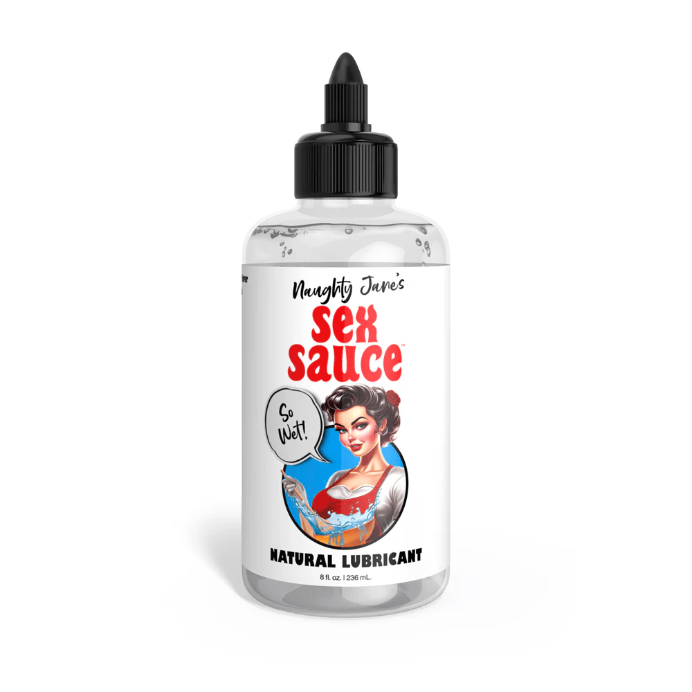 Naughty Jane's Water Based Lube 8 oz Naughty Jane's Sex Sauce Natural Lubricant