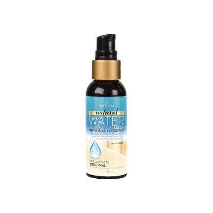 Sensuva Natural Water Based Unscented Lube 2oz