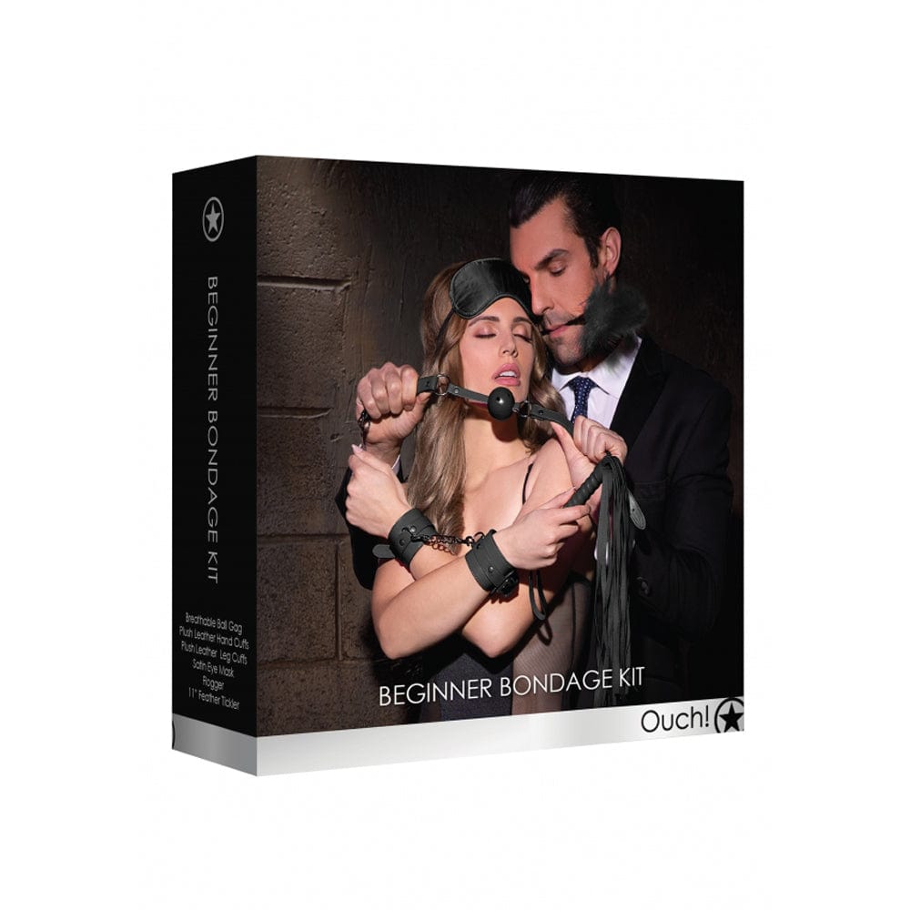 SHOTS Toys America Ouch! Beginners Bondage Kit - Black