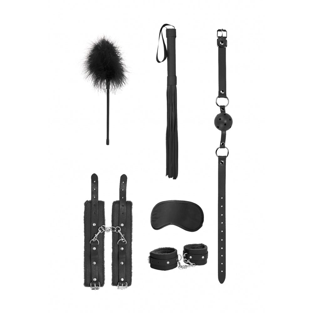 SHOTS Toys America Ouch! Beginners Bondage Kit - Black
