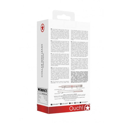 SHOTS Toys America Ouch! Collar With Leash - Nurse Theme *