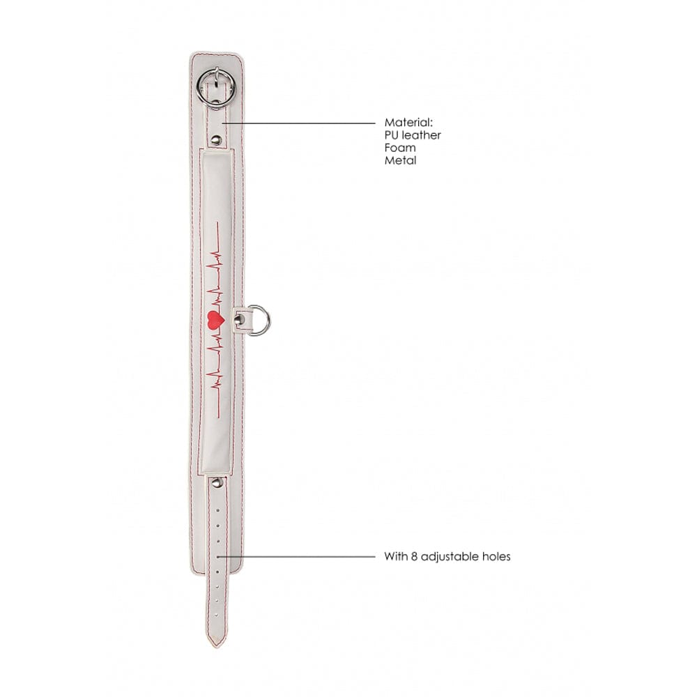 SHOTS Toys America Ouch! Collar With Leash - Nurse Theme *