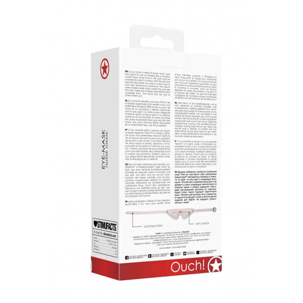 SHOTS Toys America Ouch! Eye-Mask - Nurse Theme *