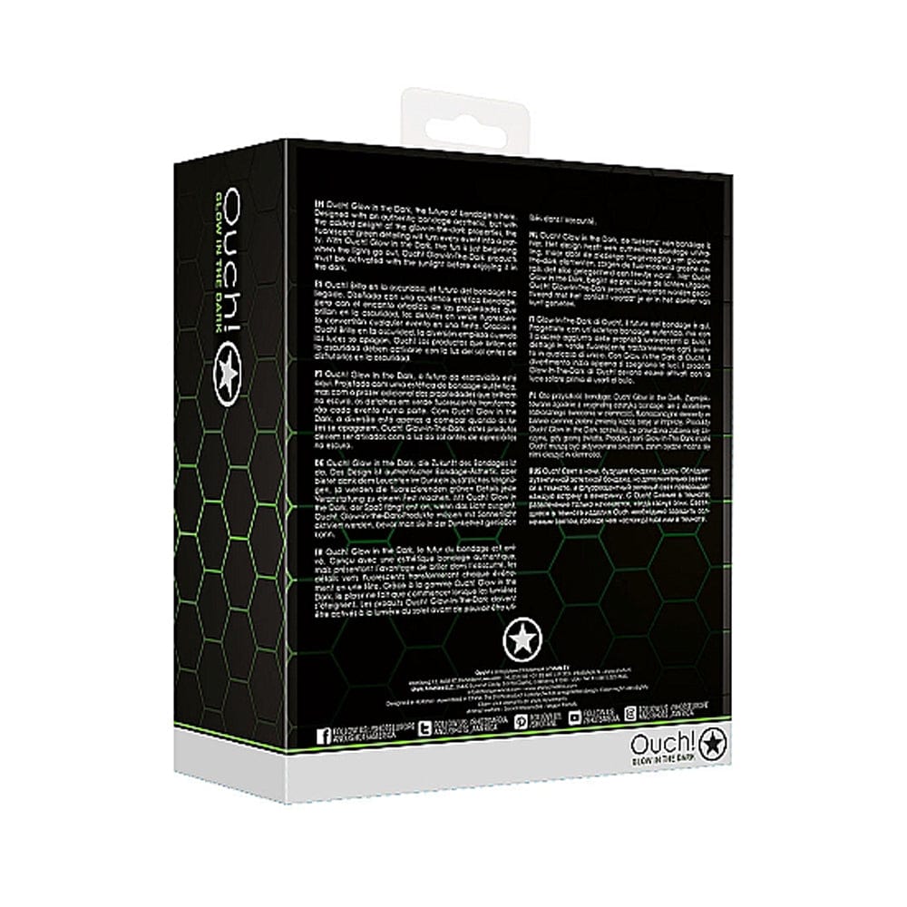 SHOTS Toys America Bed Bindings Restraint Kit -Glow in Dark