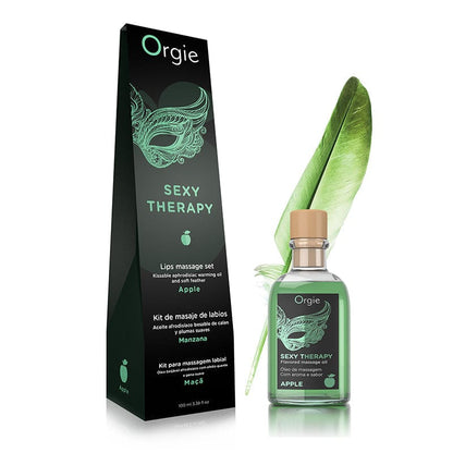 Orgie Massage Oil Apple Orgie Sexy Lips Massage Kit