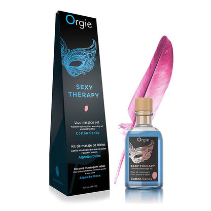 Orgie Massage Oil Cotton Candy Orgie Sexy Lips Massage Kit
