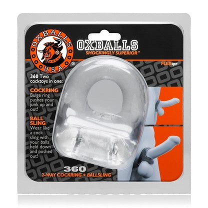 Oxballs Cock Rings Oxballs 360 2-Way Cock Ring Clear