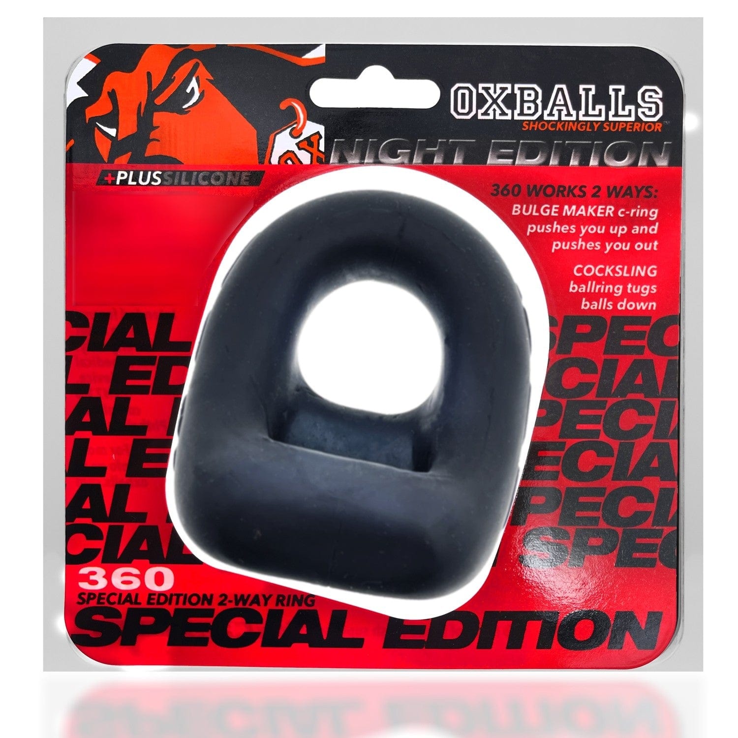 Oxballs Cock Rings Oxballs 360 2-Way Special Edition Cock Ring Night