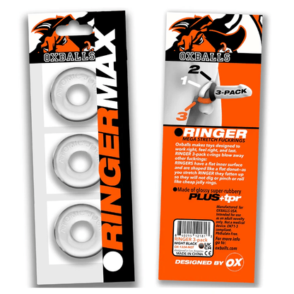 Oxballs Cock Rings Oxballs Ringer Max 3 Pack