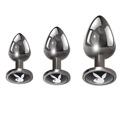 Playboy Pleasure Anal Toys Playboy Pleasure 3 Ways Butt Plug Set