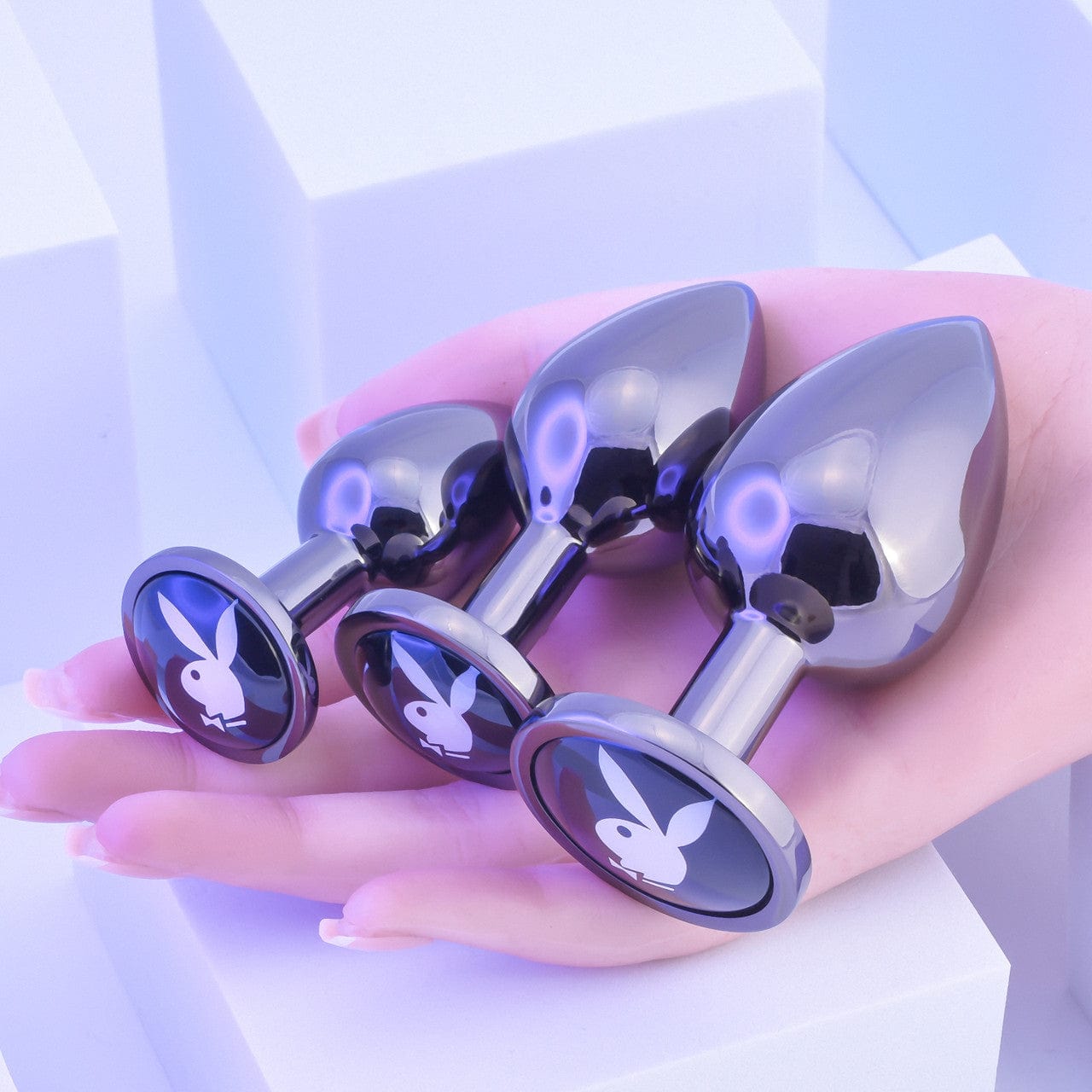 Playboy Pleasure Anal Toys Playboy Pleasure 3 Ways Butt Plug Set