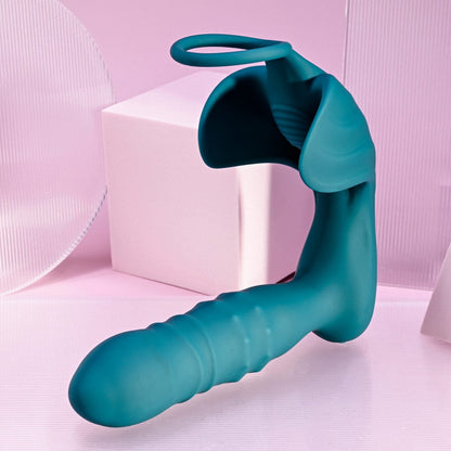Playboy Pleasure Cock Rings Playboy Bring It On Thrusting Plug/Ring