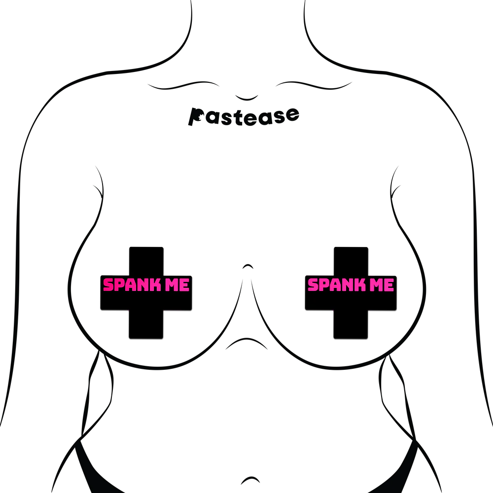 Pastease Plus X Spank Me Cross Pasties