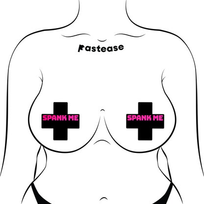 Pastease Plus X Spank Me Cross Pasties