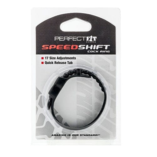 PerfectFit Cock Rings PerfectFit Speed Shift Cock Ring Black